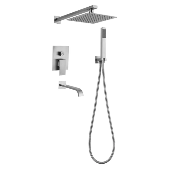 Встраиваемая душевая система Mixxus KUB-009 Inner из нержавеющей стали Харьков