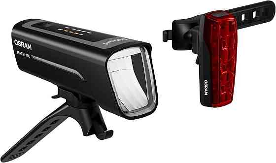 Комплект світлодіодних ліхтарів для велосипеда зі стоп-сигналом Osram LEDsBike Race 100 Харків