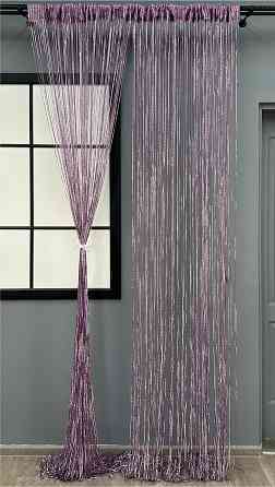 Шторы-нити Rovi Premium с люрексом Лиловый 300х300см 1 шт (61-112) Киев