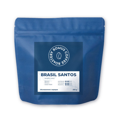 Кофе Romus Brasil Santos в зернах 250 г (551978) Винница - изображение 1