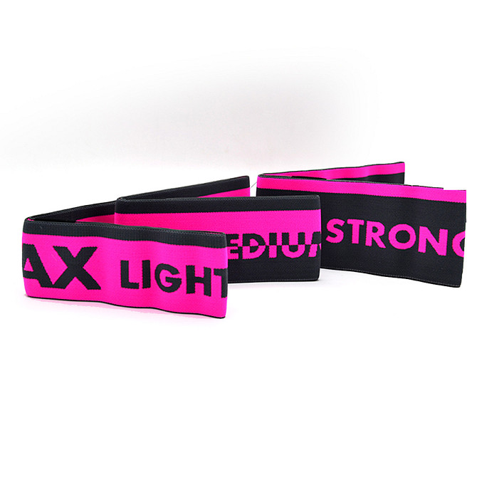 Набір тканинних резинок для фітнесу та спорту MadMax MFA-305 Hiploop set 3 pcs. Grey/Pink Кам'янське - фото 7
