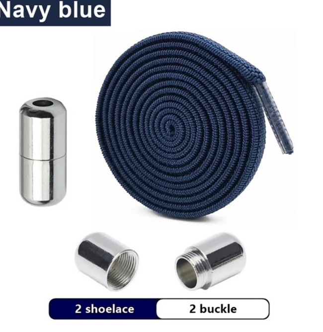 Шнурки еластичні без зав'язок з металевими зажимами Сміла - фото 1