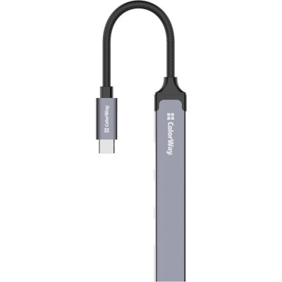 Концентратор ColorWay USB-C 4-в-1 USB2.0х3/USB3.0 (CW-HUB04) Вінниця - фото 2