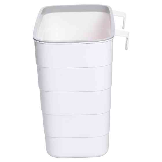 Відро для сміття на дверцята 6 (л) відро для сміття пластикове навісне Білий HP-45-18W Коломия