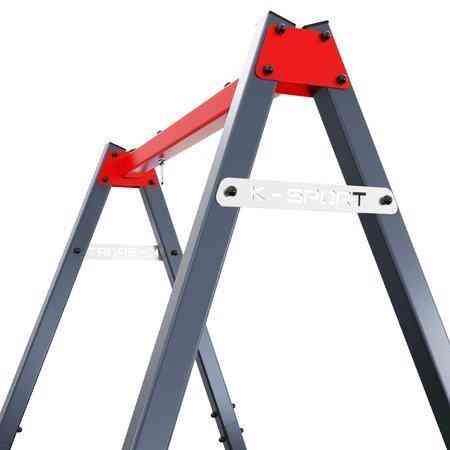 Каркас для гойдалки K-SPORT КSОZ016, 164 х 140 х 206 см - червоно-сірий Київ