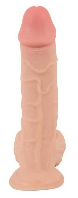 Фалоімітатор - Nature Skin Dildo With Movable Skin, 19 см Sex Aura Київ - фото 4