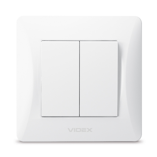 BINERA білий Вимикач внутрішній 2кл Videx Житомир