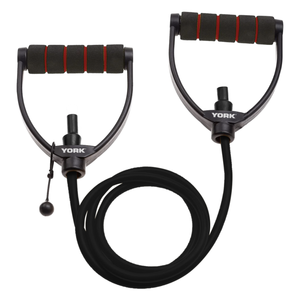 Еспандер трубчастий з ручками York XX-Heavy, чорний Київ - фото 1