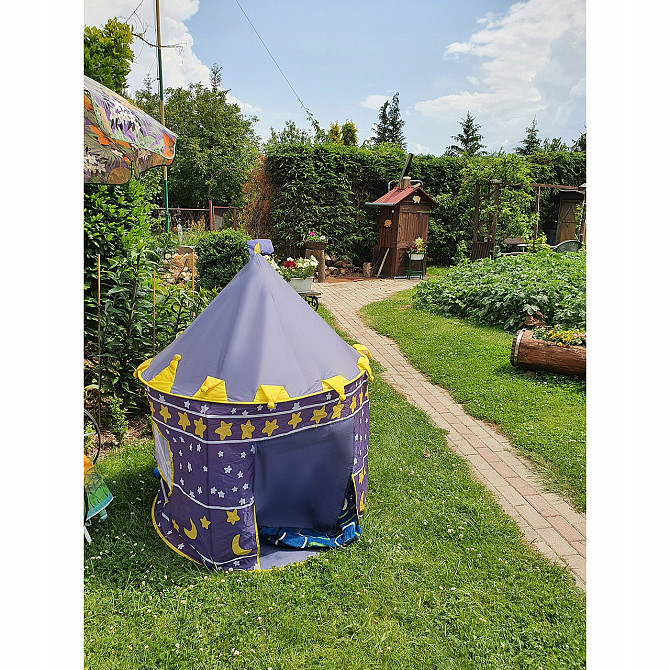 Детская Палатка - замок игровой с чехлом Kruzzel (23474) Blue Нововолынск - изображение 10