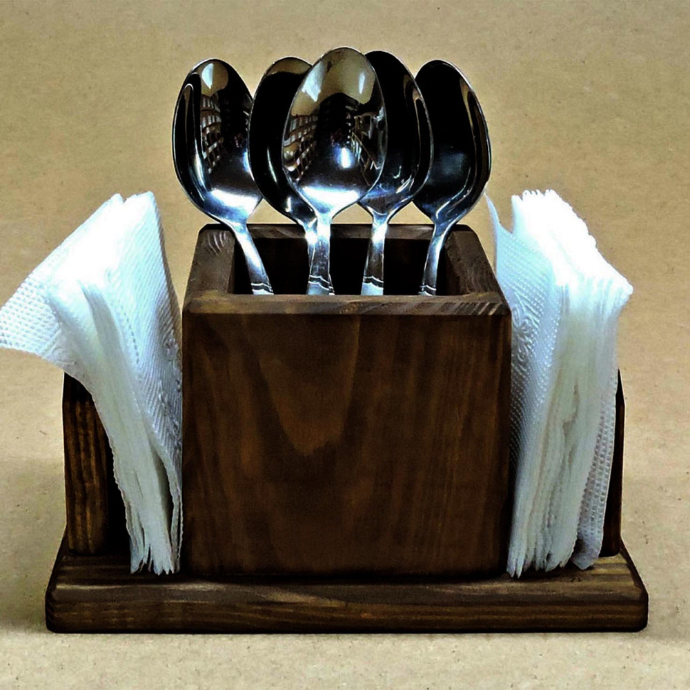 Підставка для столових приборів "Лодор" капучино Миколаїв - фото 1