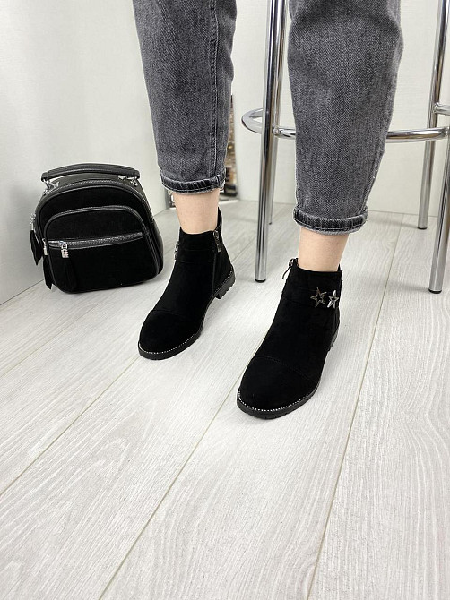 Жіночі черевики Avelina чорні еко-замша 36р. (A7025-41) Коломыя - изображение 5