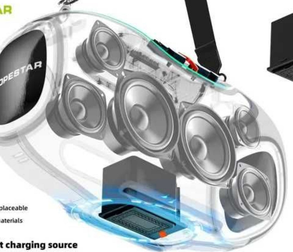 Hopestar A80 350W Bluetooth колонки чорные (Оригинал) Харьков - изображение 1