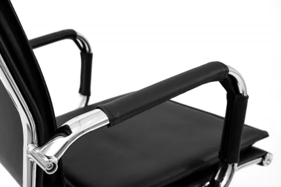 Офісне Крісло Керівника Richman Hawaii Хром Хром Deep Tilt M1 Чорний Київ