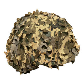 Кавер чохол для каски з прорізами Вільха маскувальний для шолому ЗСУ Піксель Одеса - фото 6