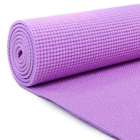 Коврик для фитнеса, йоги Yoga Mat (рр. 173см*61см*4мм) Вишнёвое