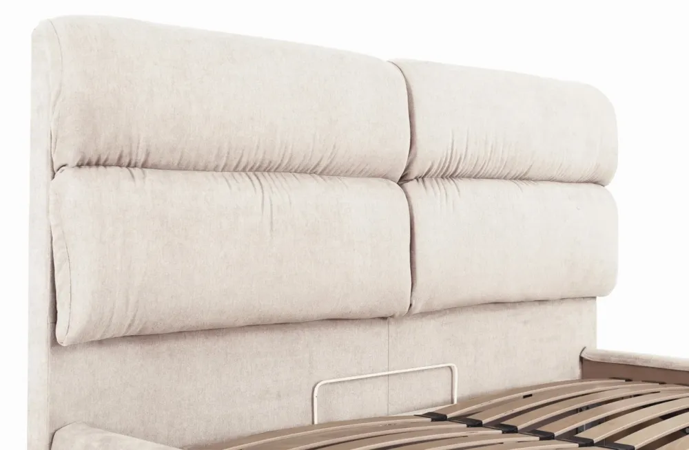 Кровать Oxford VIP 120 х 200 см Мисти Milk С дополнительной металлической цельносварной рамой Бежевый Киев - изображение 5