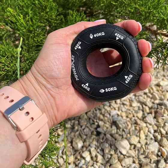 Кистевой эспандер ручной набор 3в1 для пальцев рук и запястья Powerlay для реабилитации после травм Киев