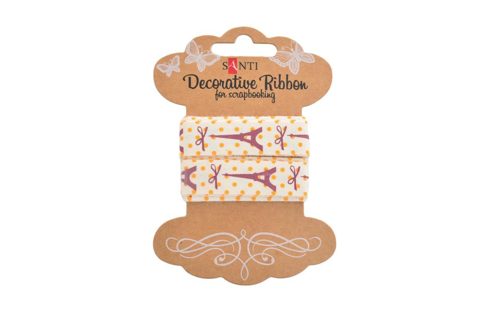 Стрічка бавовняна з малюнком 