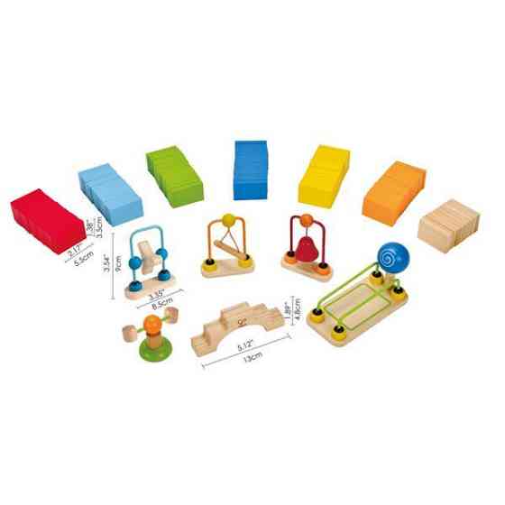 Динамичный конструктор Hape Эффект домино 107 эл. (E1042) Харьков