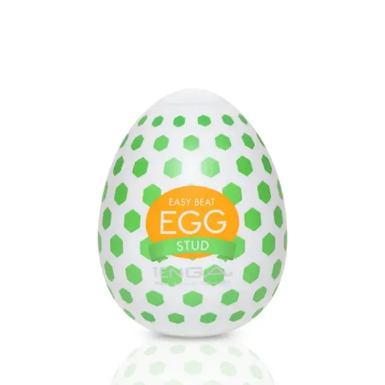Мастурбатор-яйце Tenga Egg Stud із шестикутними виступами Львов