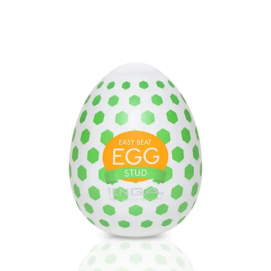 Мастурбатор-яйце Tenga Egg Stud із шестикутними виступами Львов - изображение 1
