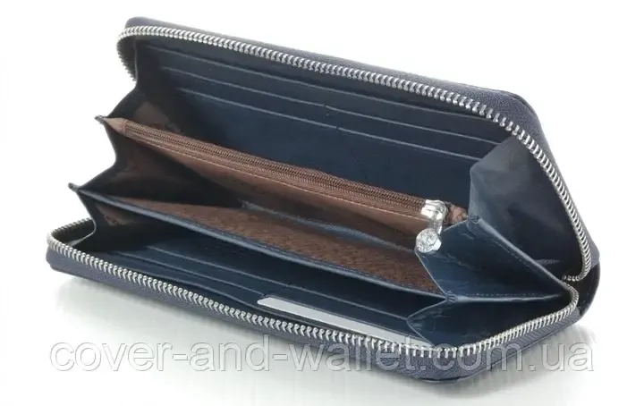 Фіолетовий жіночий шкіряний портмоне на блискавці Boston B208 Київ - фото 3