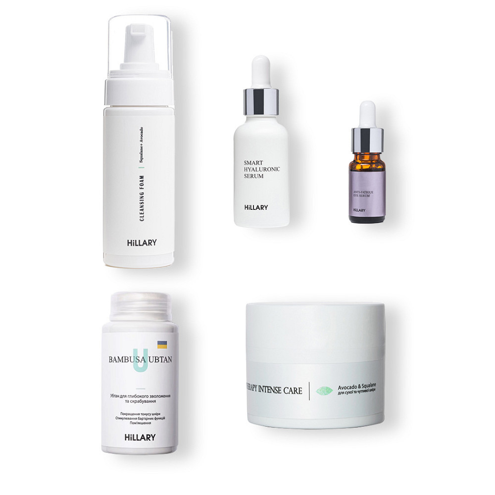 Базовий набір для догляду за сухою шкірою Осінній догляд Autumn care for dry skin Hillary Київ - фото 1