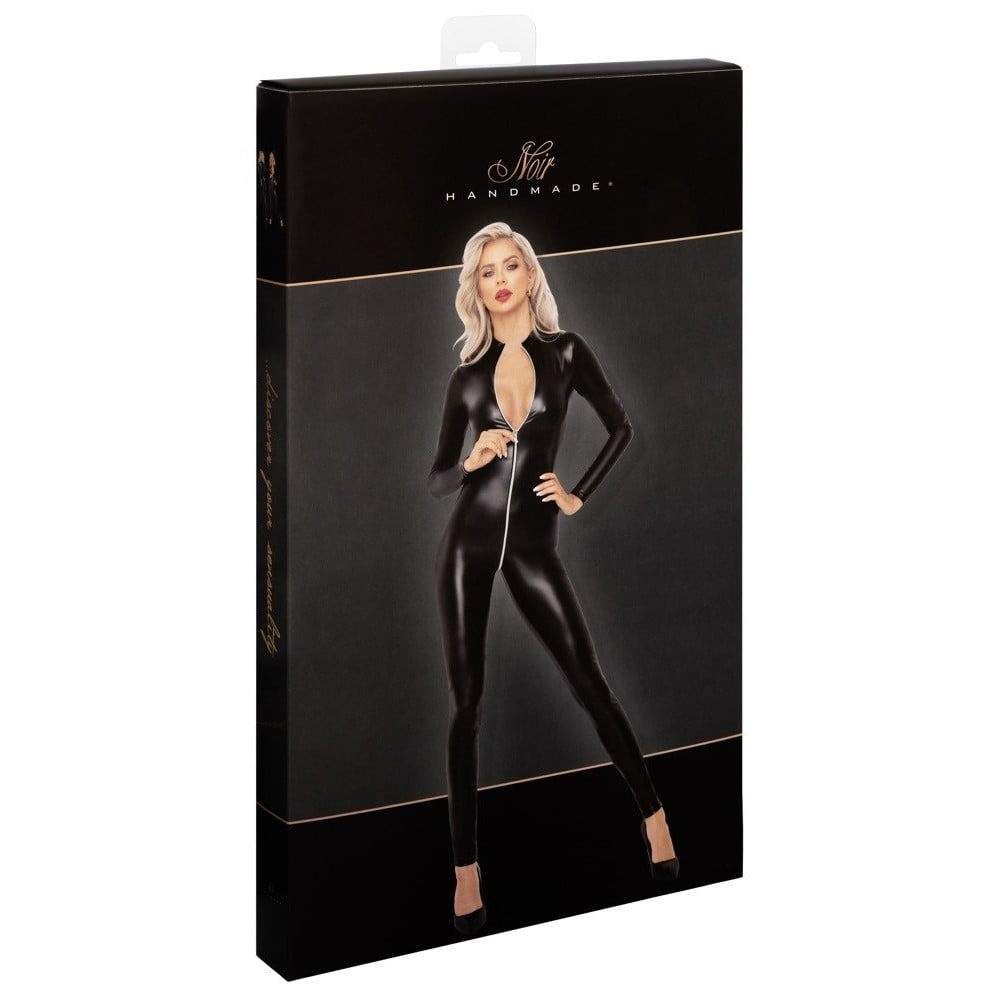 Комбинезон виниловый со змейкой Noir Handmade Powerwetlook Overall F293 рахзмер L Sex Aura Киев - изображение 6