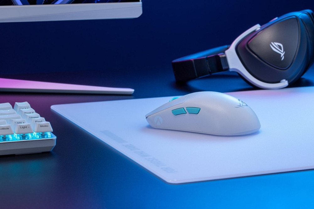 Миша бездротова Asus ROG Harpe Ace Aim Lab Edition White (90MP02W0-BMUA10) Білий Харьков - изображение 10