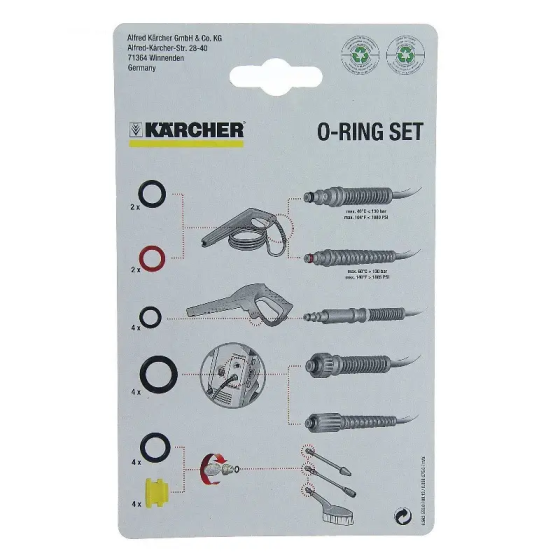 Комплект запасних кілець круглого перерізу Karcher (2.640-729.0) Київ