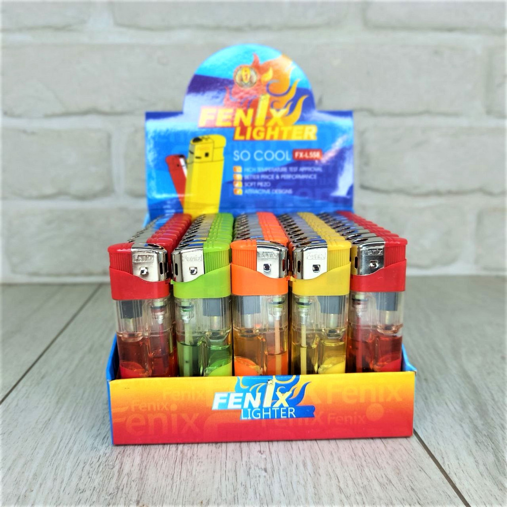 Зажигалка с фонариком пьезовая Феникс Микс уп/50шт. Харьков - изображение 6