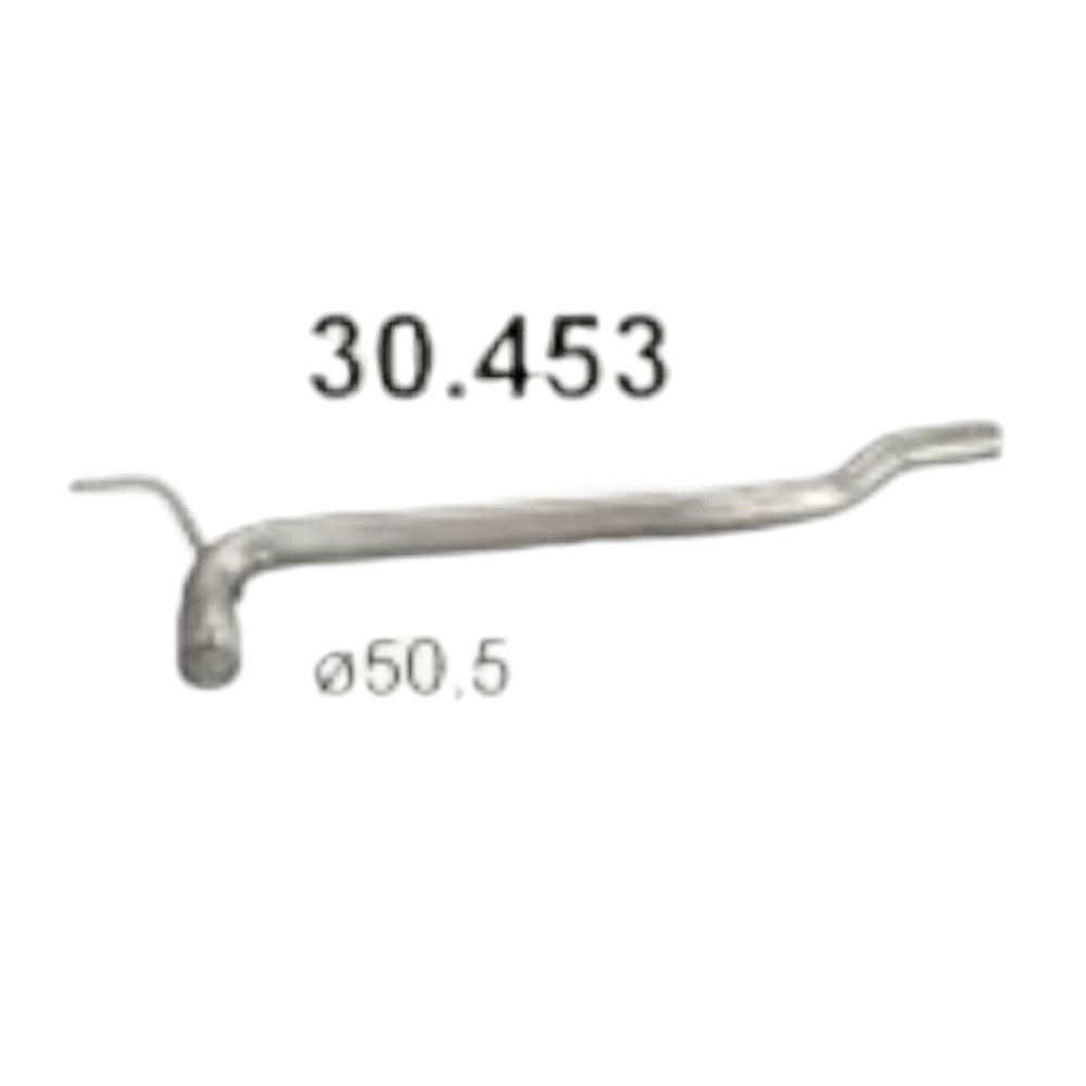 Труба Фольцваген T4 1.9D проміжна Мукачево - фото 1