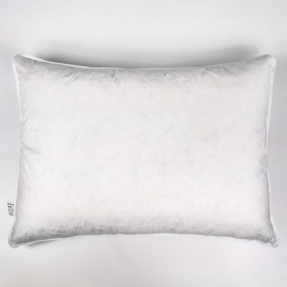 Подушка пухова преміум якості YouStar 50% пух 50% перо Батист - пружна 40x60 см (Білий) Суми - фото 4