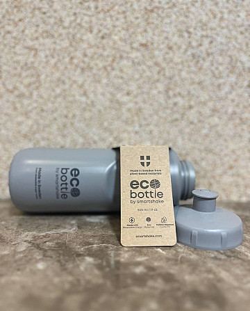 Пляшка для води Smartshake EcoBottle Squeeze 500ml Gray Каменское - изображение 6