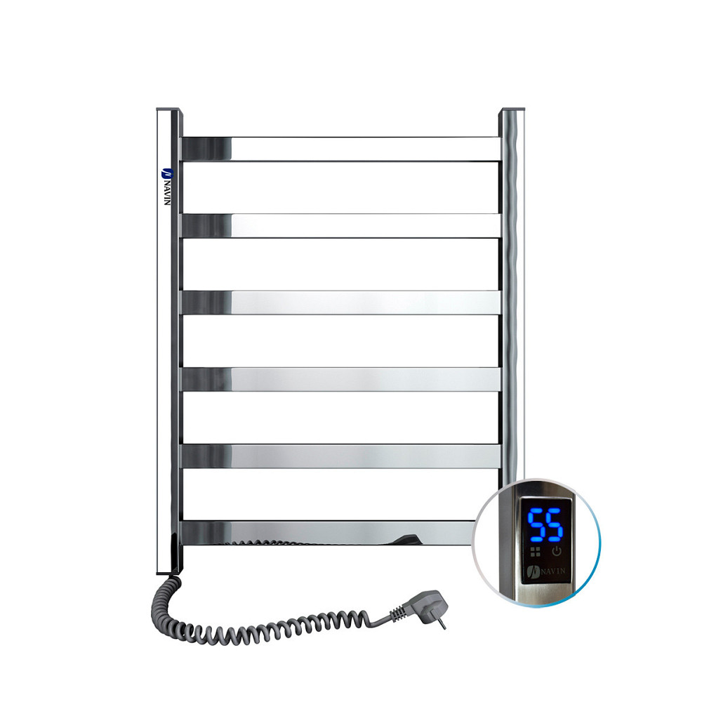 Полотенцесушитель электрический Navin Авангард 480х600 Sensor левый с таймером 10-028153-4860 Киев - изображение 5
