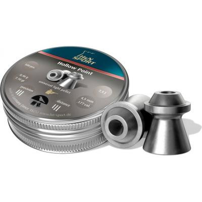 Пульки H&amp;N Hollow Point 500 шт/уп 0,46 гр 4,5 мм (1453.01.07) Вінниця - фото 1