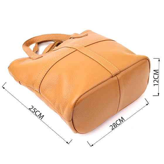 Женская сумка из натуральной кожи Vintage 22994 Рыжий Киев