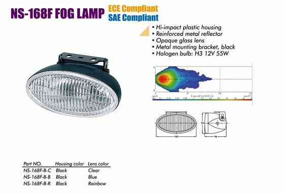 Фары SIRIUS 168 F-R Taiwan (пара) Винница