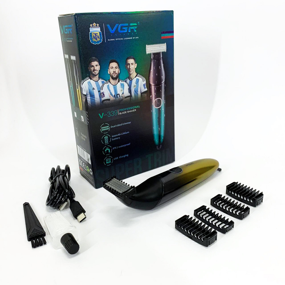 Бритва мужская электрическая аккумуляторная электробритва VGR, Бритва для сухого бритья NL-70 Львов - изображение 16