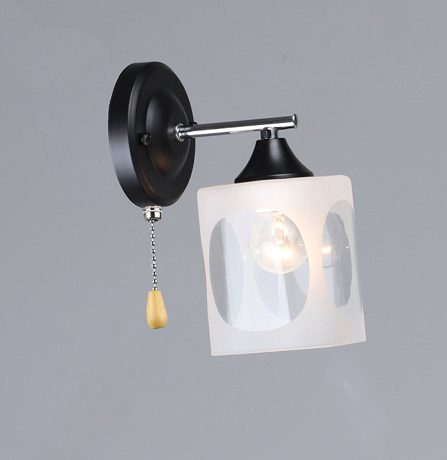 Бра настінне B K2284/1W CH+BK Коломия - фото 1