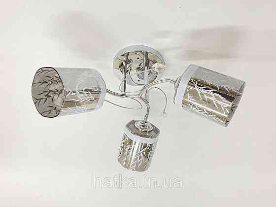 Люстра потолочная на 3 плафона 6248E/3 Хром Киев