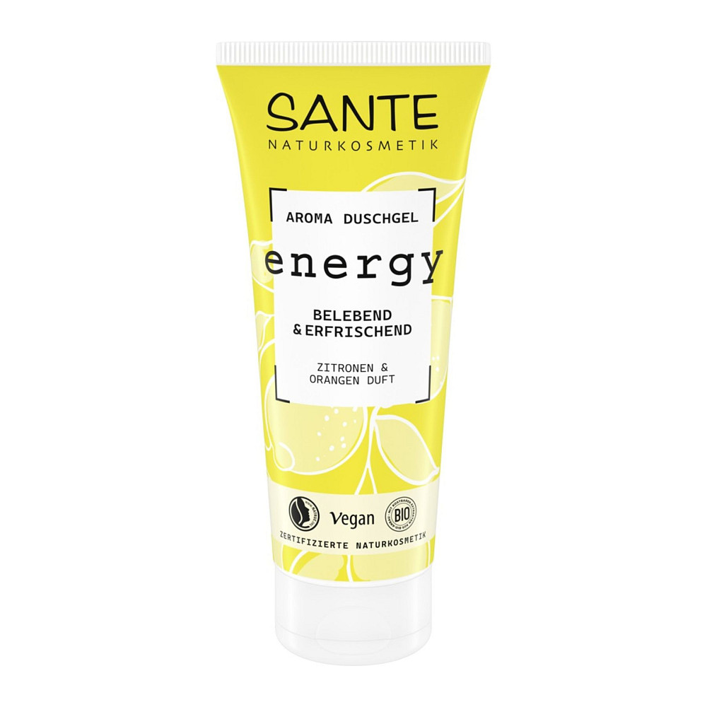 Vegan Аромагель для душа Energy Лимон и Апельсин SANTE 200 мл Киев - изображение 1