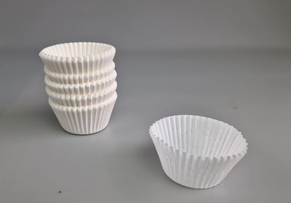 Тартолітка для кексів 5А кругла біла D40 H27,5 (100 шт.) (1 уп.) Харків - фото 1