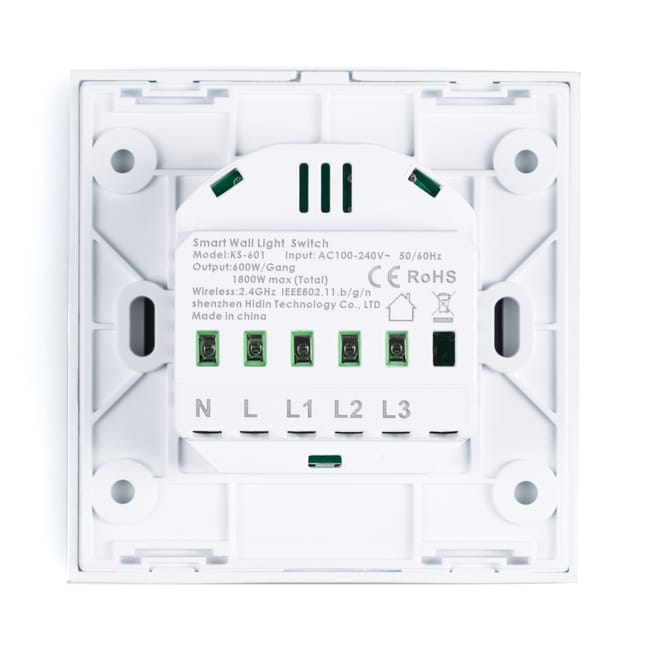 Сенсорный Wi-Fi выключатель умного дома Smart Touch Switch CD302 (3 клавиши), белый, дистанционное управление Киев - изображение 5