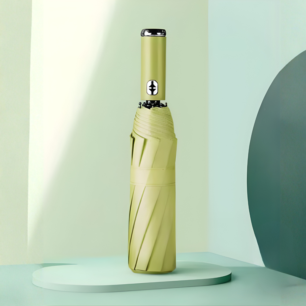 Зонт 98 см с Led-фонариком от дождя, солнца, диаметр, зонт автоматический,10 спиц, green Каменец-Подольский - изображение 3