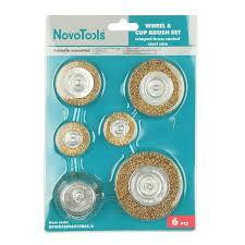 Набір щіток торцеві і кільцеві 6шт NovoTools NovoAbrasive Житомир - изображение 1