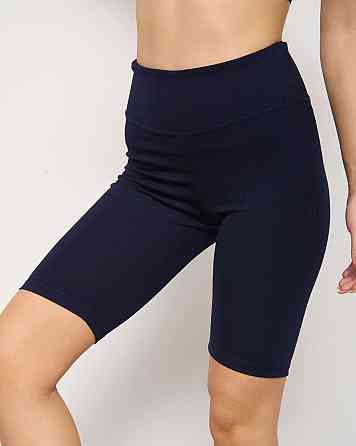 Велосипедки жіночі в рубчик Nicoletta 10075 XL, Темно-сині Київ