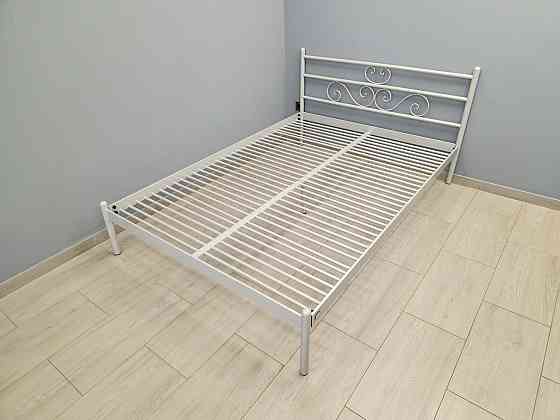 Двуспальная металлическая кровать Лаванда от ТМ Теnero 140х200, Щит ДВП, 2 ящика Харьков