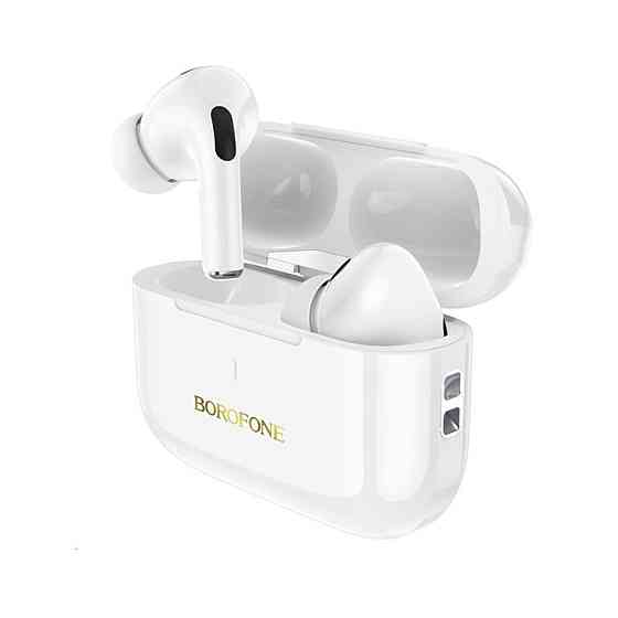 Навушники BOROFONE BW59 Plus True wireless ANC noise reduction BT headset White (6941991107467) Київ