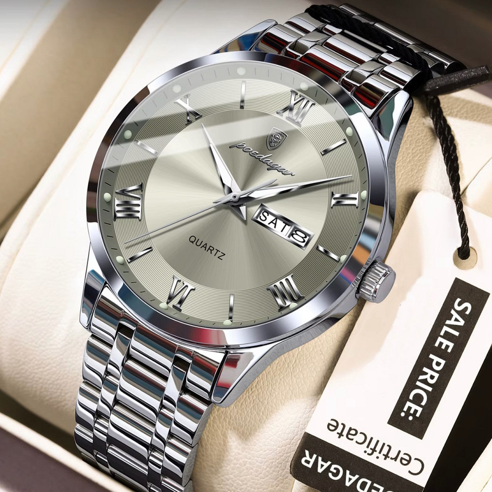 Годинник наручний Poedagar Berlin Couple Сріблястий Вінниця - фото 13